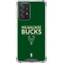 NBA Milwaukee Bucks Standard - Green Galaxy A52 5G Clear Case